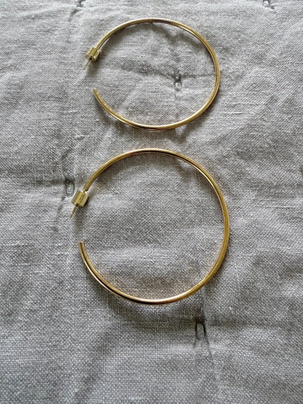 Jennifer Fisher Gold Slim Hoop Earrings